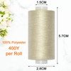 All Purpose Sewing Thread-2 Spools of Hand Polyester Sewing Thread