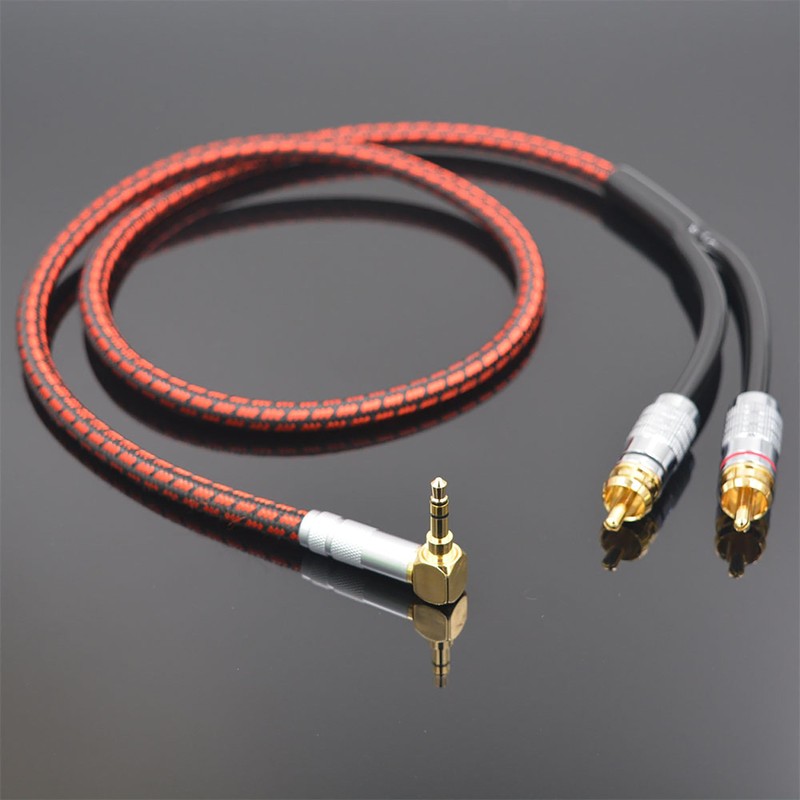Primeda Audiophile High Purity Copper Audio Cable 3.5mm Male to