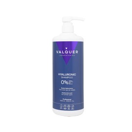 Valquer Hyaluronic Acid Shampoo. Extra hydration and vitality. For all hair types. Zero%- 1000 ml