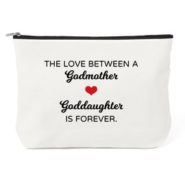 Godmother Gift - Godmother Proposal Gift Christmas Mothers Day Birthday Gifts for Godmom Godmothers from Goddaughter Makeup Bag Cosmetic Bag Travel Toiletry Bags Makeup Pouch
