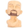 Face Planter Pot with Drainage Hole Man Face Flower Pot
