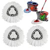3 Pack Spin Mop Replacement Heads,100% Microfiber Spin Mop Refills