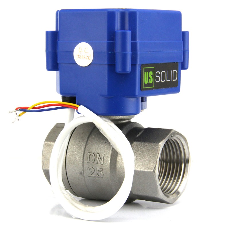 Motorized Ball Valve- 1" Stainless Steel Electrical Ball Valve with