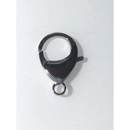 Wildthings 33 mm Stainless Steel Lobster Claw Clasp for Bracelet, Necklace, Key ring