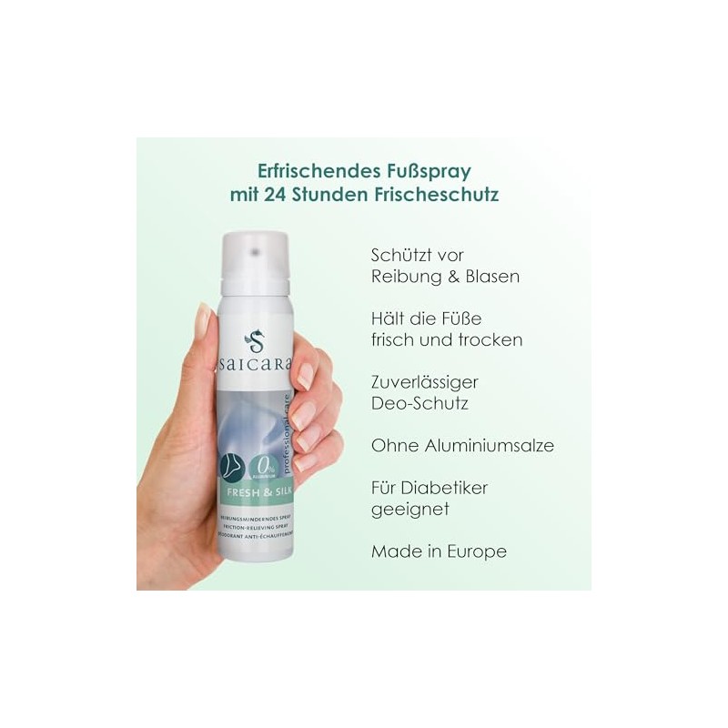 Saicara Foot Fresh & Silk 100ml