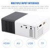 Mini Stylish Home Theater Portable LED Projector Multimedia Player Black