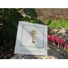 Jim Clift Design Skeleton Key Gold Lapel Pin - 10