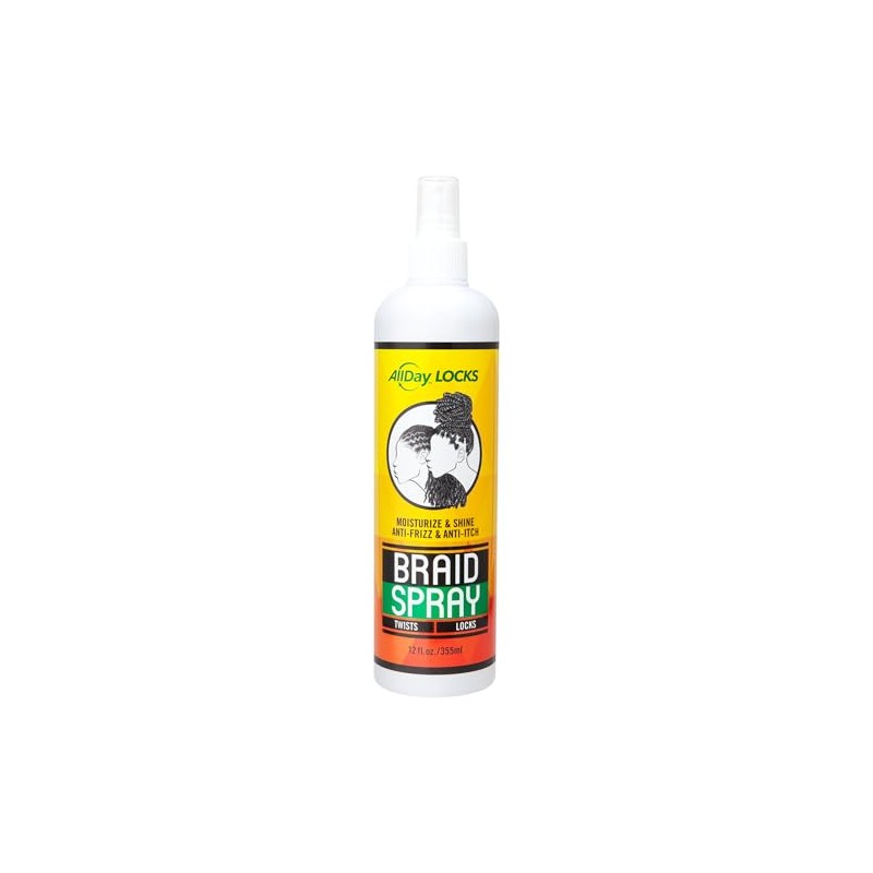 AllDay Locks Braid Spray (12 oz) | Alleviates Itchy &