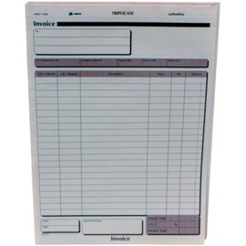 Pukka Pad, Invoice Triplicate Sets 294 x 214mm
