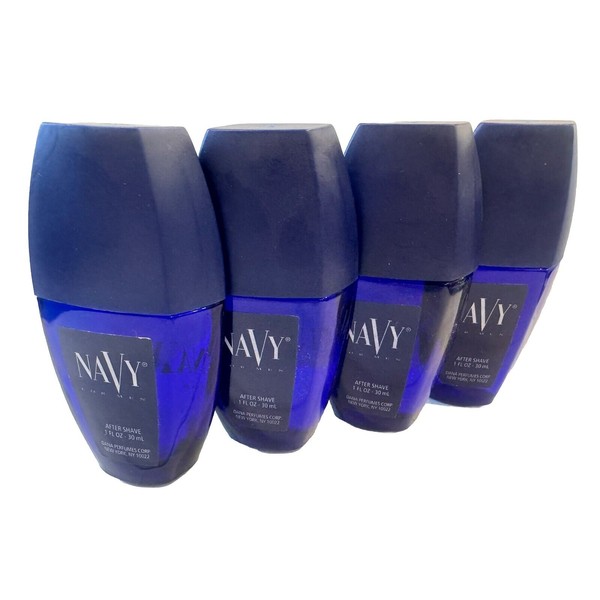 Dana Navy For Men 4 x 1.0oz Aftershave Splash Read
