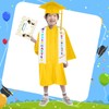Lasnten Unisex Matte Kindergarten Graduation Gown Cap Tassel Set with