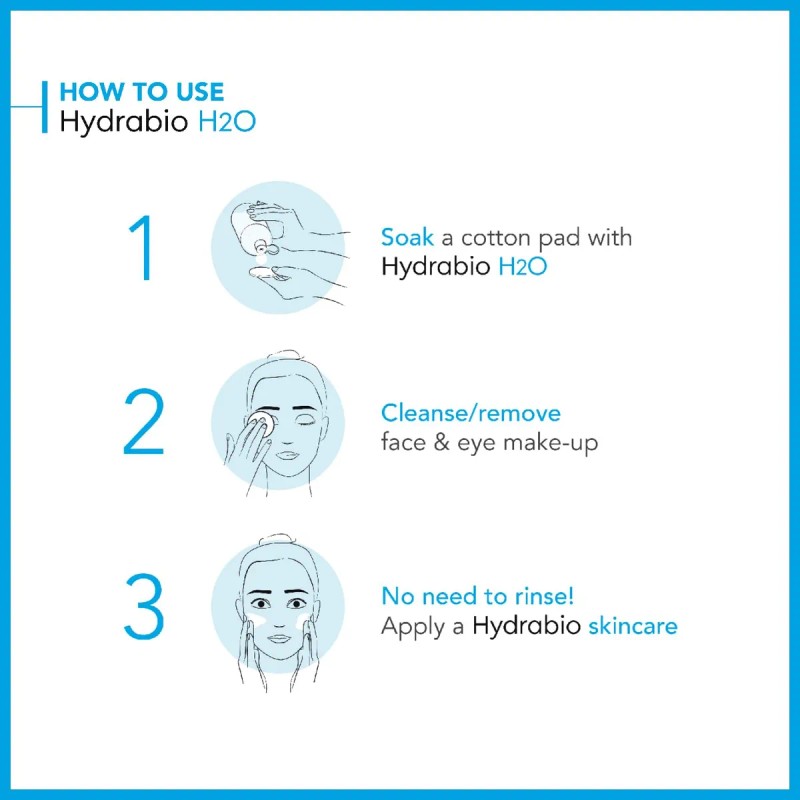 Agua Micelar Bioderma Hydrabio H2o 250ml Para Piel Deshidrat