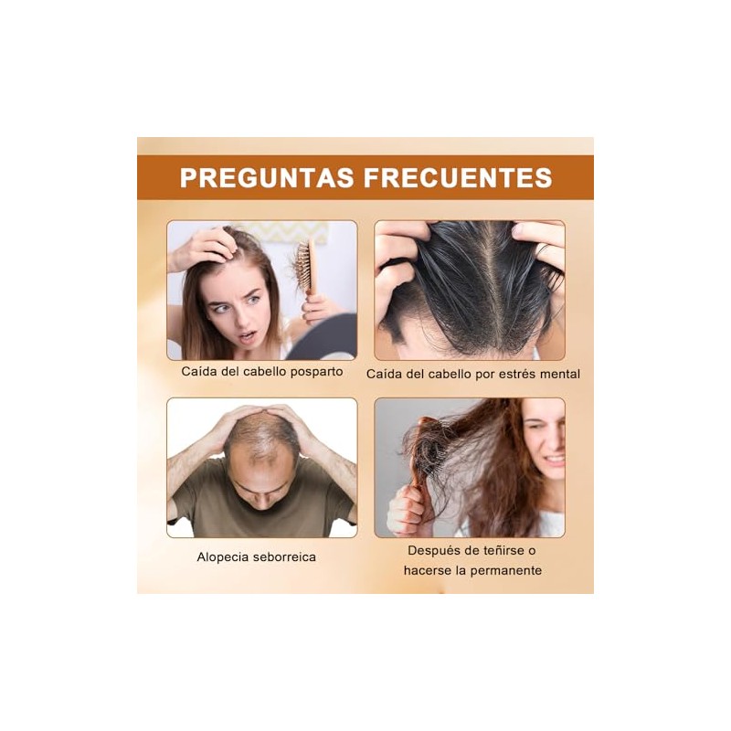 Juego de 5 PCS Aceite Natural Para el Crecimiento del