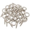 1 Inch Small Screw Eyes Metal Screw Hooks Ring Screws