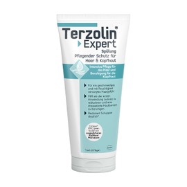 Terzolin Expert Spülung für Haare & Kopfhaut - Pflegender Schutz & Intensiv-Pflege gegen Schuppen, Beruhigt Irritationen, für strapazierte Hautbarriere, tägliche Anwendung, 200 ml,