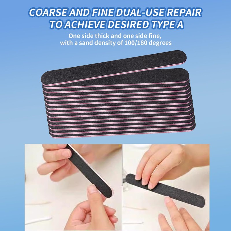 Yamobi Pack of 12 Buffer for Nails, Nail Files for