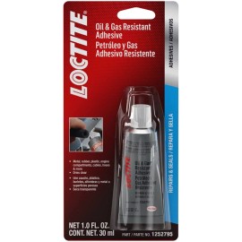 LOCTITE 1252795 Oil & Gas Resistant Adhesive Sealant Multi-Purpose Dries Clear