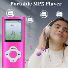 MP3 Player, 1.8in Color Screen MP3 MP4 Player Portable Music Player Support Up to 128GB, Noise Reduction Digital Music Player for Kids Adults (#4)