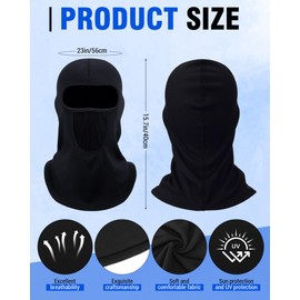 Eurzom 4 Pcs Winter Balaclava Ski Mask with Breathable Holes Windproof Winter Fleece Neck and Face Warmer for Men Women Cold Weather