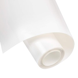 Heat Transfer Vinyl White HTV Vinyl Roll - 12" x 5ft White Iron on Vinyl for Silhouette Cameo, White HTV Vinyl Roll for T-Shirts Bags - Easy to Weed & Cut for Heat Vinyl Clothing Design