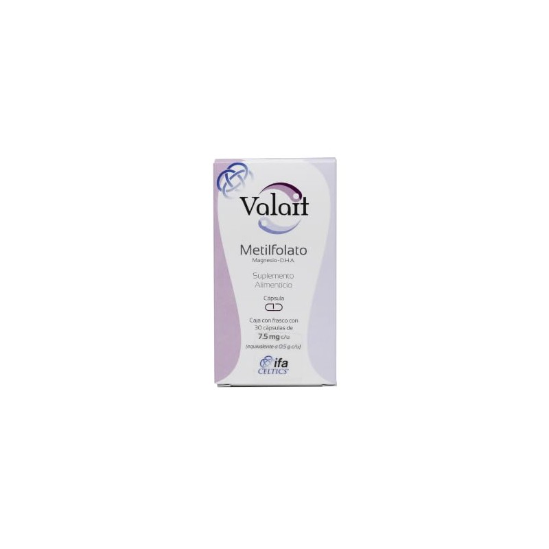Nutra-celtics | Valait 7.5mg (Metilfolato) Suplemento Alimenticio - Caja con