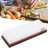 Household Knife Sharpening Stone White Corundum Whetstone with Base 1000