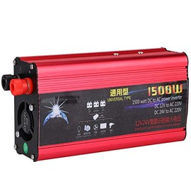 Ymiko 1500W Car Power Inverter DC 12V 24V to AC 220V Converter USB Charger Converter Adapter Modified Sine Wave Power Inverter