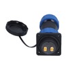 Waterproof Connector Square 4 Holes IP68 Aviation Power Socket 380V