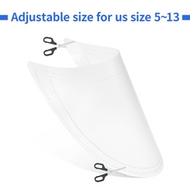 Tucnoeu 20pcs Plastic Shoe Trees To Keep Shape, Clear Shoe Tree For Unisex, Shoe Shaper for Sports Shoes Leater, Crease Protector Adjustable Boot Shaper Holder