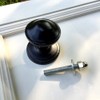 Antikas - Door Knob Weatherproof Black - Antique Iron Fittings