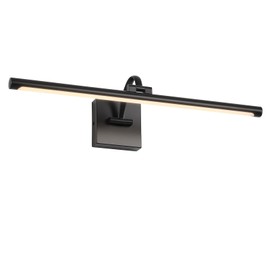 DESOOP Black Picture Lights for Wall Hardwired LED Picture Lighting Dimmable Gallery Light Art Light for Wall Portrait Artwork 23.62 inch 14W Warm White