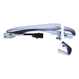 MOTOKU Front Left or Right Side Chrome Exterior Door Handle for Nissan Altima 2013-2018 Pathfinder 2013-2019 Driver or Passenger Side with Sensor and Smart Keyless Entry System