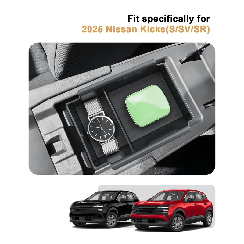 ECOZEN 2026 Kicks Center Console Organizer - For 2025-2026 Nissan