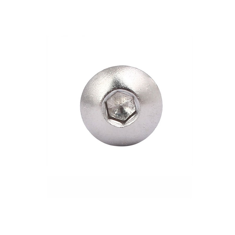 uxcell M5x70mm 304 Stainless Steel Button Head Hex Socket Cap