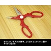 キッチン用 はさみ 日本製 赤 5073