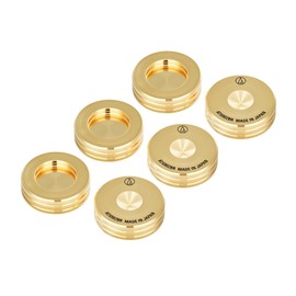 Audio-Technica AT6902BR Spike Base Insulator, 6-Pack Record Player