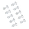 10pcs Hearing Amplifier Dome Silicone Ear Tip Earplug Replacement Accessory