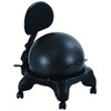 Aeromat Adjustable Active Sitting Exercise Ball Chair, Spine Support, Office