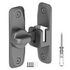 Barn Door Lock, 90/180 Degree Gate Latches, Zinc Alloy Right
