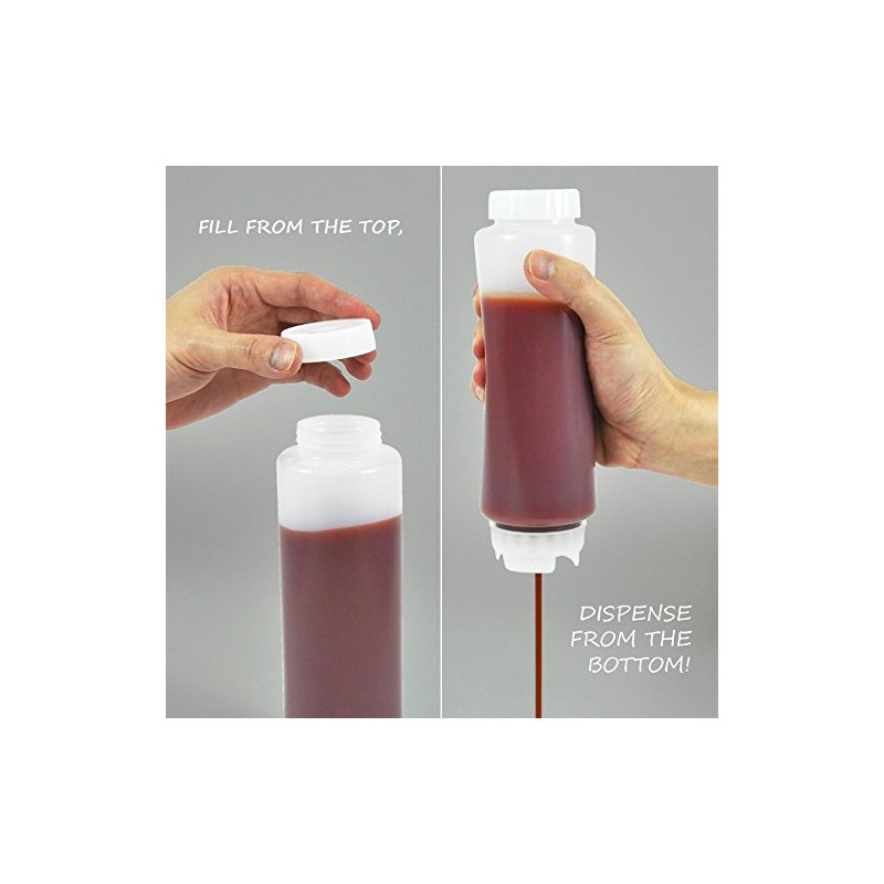 FIFO Squeeze Bottle Refillable 12 oz | Blue Tip Large