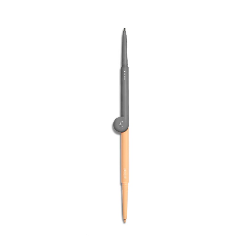 Fujiko Beautiful Eyebrow Arranger, 102 Gray, Eyebrow (0.04g), Concealer (0.08