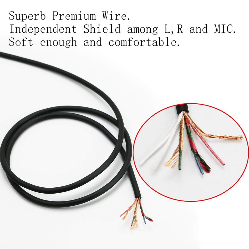 NewFantasia Replacement Audio Cable Compatible with SteelSeries Arctis 3, Arctis