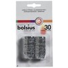 BOLSIUS Kerzenfassung aus Aluminium, silberfarben, Silber, 2.7x9x16.2 cm