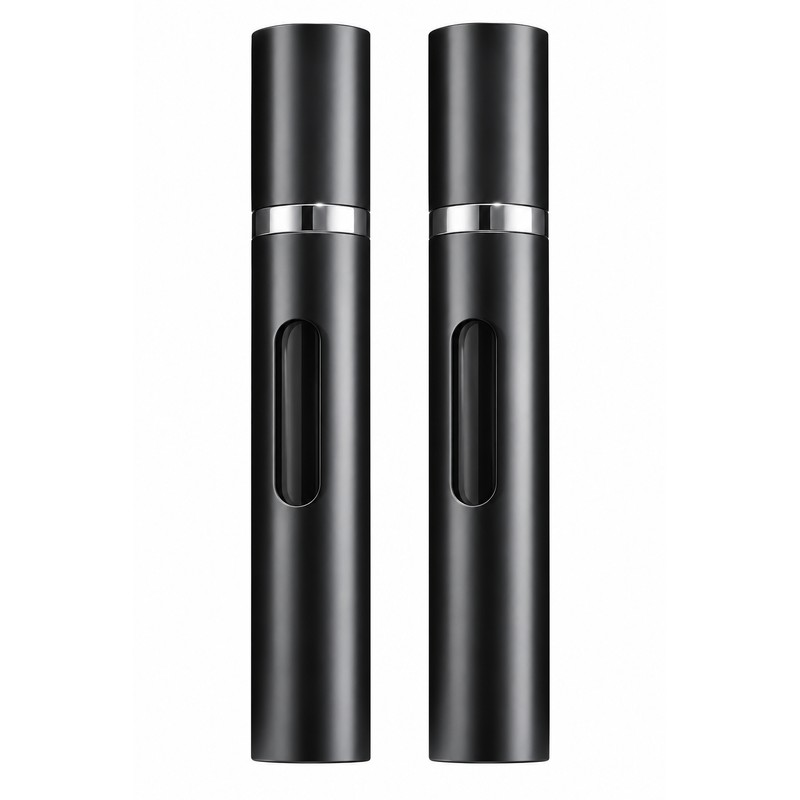 2-Pack Refillable Perfume Atomizer Bottles for Travel – 5ml/10ml Bottom-Fill
