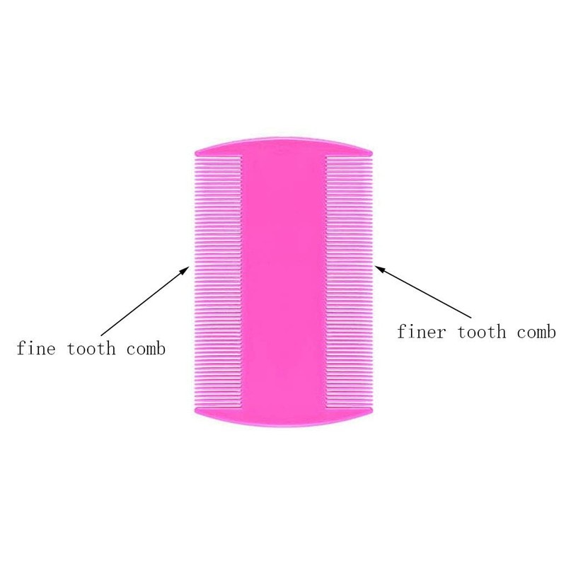 CDOFFICE 10 PCS Dog Flea Combs Double sided Pet Flea