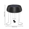 Solar Water Wiggler for Bird Bath,5V 0.5W Round Shaped Solar