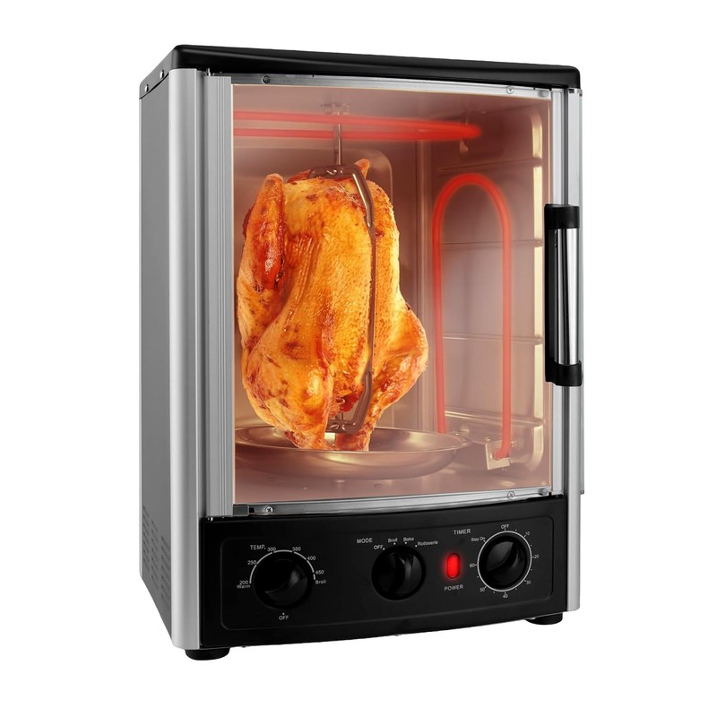 Alpine Cuisine Multi-Function Electric Roaster Oven for Turkey, Shawarma, Baking