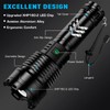 Sinvimes Rechargeable Flashlights High Lumens, XHP160.8 Powerful Tactical Flashlight with