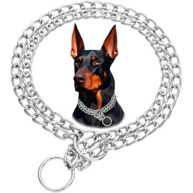 Pet Shop America Choke Double Slip Chain Dog Collar Titan Training  Alloy Steel 24" Neck size 20
