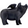 Bellaa 26096 Whimsical Flying Pig Statue Angel Hog Heaven Farmhouse